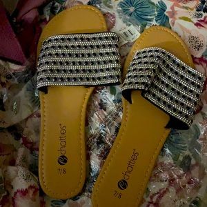 Beaded sandals